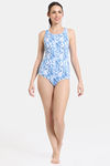 Zelocity Elastane Blended Slip-On Malliot with Removable Pads - Diva Blue — thumbnail 4